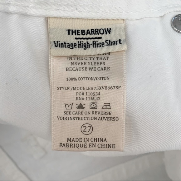 BLANKNYC The Barrow Vintage High-Rise White Denim Short Button Front 75XV8667SF - Picture 5 of 14